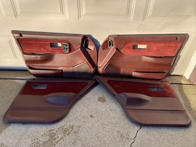 Juego de 4 paneles de puerta rojos para Honda Civic EF 88-91 sedán OEM  Foto 1 de 4