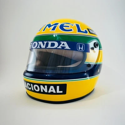 AYRTON SENNA 1987 CAMEL HELMET (FULL SIZE - SCALE 1/1) BRAND NEW - Image 1 of 4