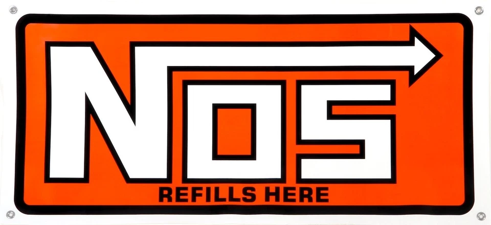 NOS 19304 NOS "Refills Here" Banner - Изображение 1 из 3