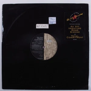 SOUL TRAIN CHRISTMAS SAMPLER Various Artists EPIC 12" NM/VG++ red vinyl promo a - Picture 1 of 3