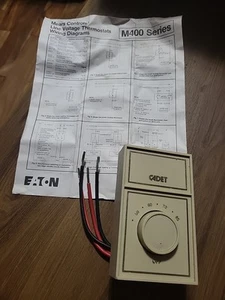 CADET MANUFACTURING Termostato Doble Polo M402 Eaton Mears Controls 120688 Nuevo de Lote Antiguo - Imagen 1 de 5