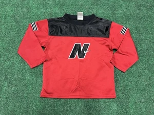 Vintage Y2K Nike Swoosh T Shirt Jersey Youth Size 6 Red Long Sleeve Athletic - Picture 1 of 5