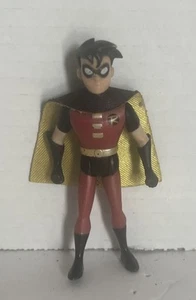 Vintage Mattel DC Comics Robin Figure Yellow Cloth Cape Adjustable 4” 2005 - Picture 1 of 7