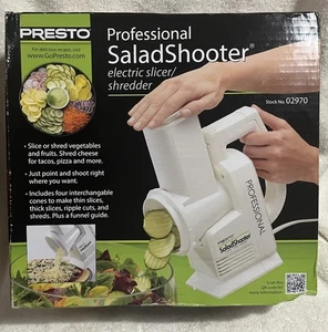 Presto 02970 Pro Salad Shooter Food Electric Slicer Shredder New - Picture 1 of 3