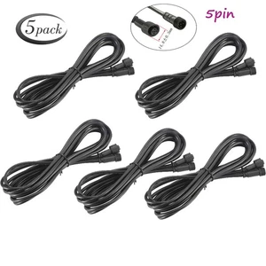 5 Pin 1/2/3M Extension Cable Power Cord for FVTLED Outdoor LED RGB+WW Deck Light - Picture 1 of 8