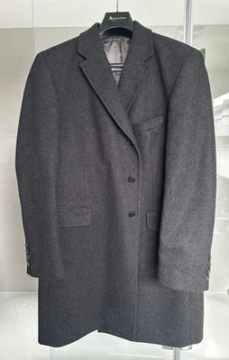 Abrigo Thomas Rosa Lana/Cachemira Carbón UK46 RRP £595 Foto 1 de 4