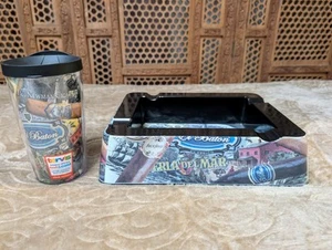 J.C. Newman Cigar Company Ashtray and Tervis Tumbler Set 16 oz Tampa Florida - Picture 1 of 5