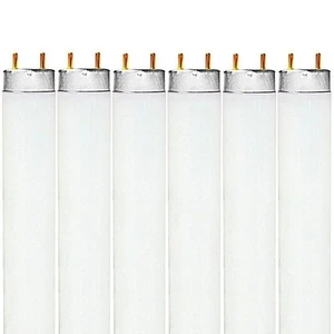 Luxrite F17T8/841 17W 24" T8 Fluorescent Tube Light Bulb 4100K 1350LM G13 6PK - Picture 1 of 4