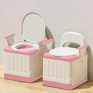 Bedside Commode For Adults Anti Slip Soft Padded High Weight Capacity Bedside Co - Picture 1 of 24