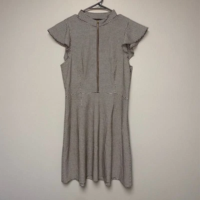 ZOE By Rachel Zoe Houndstooth Jackie O Style Knee Length Dress Size 8 - Image 1 of 4
