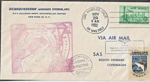 (22) USA - 1952 AIR MAIL FIRST EXPLORATION POLAR FLIGHT COVER - CINDERELLA - Picture 1 of 1