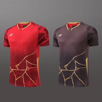 YONEX Men's Table Tennis Badminton T-shirt Sports Short Sleeve Tee Top 25-11033 - Image 1 of 4
