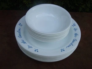 Set (14) Corelle "Im Garten" Muster Suppe/Salat & Müslischalen von Corning - Bild 1 von 8