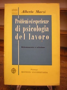 MARZI:PROBLEMI ED ESPERIENZE DI PSICOLOGIA DEL LAVORO - Picture 1 of 1