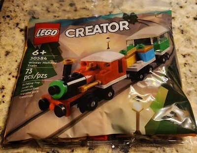 NEW Lego Creator WINTER HOLIDAY TRAIN 30584 PolyBag & BONUS LEGOLAND Kids Ticket - Image 1 of 4