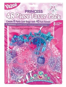 Sparkling Princess Fancy Girls Kids Birthday Party Favor Mega Mix Value Pack - Picture 1 of 1