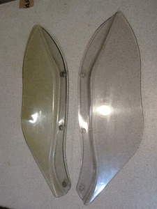 2008-2013 fabricante de equipos originales Harley Davidson modelos Glide deflectores transparentes ajustables - Imagen 1 de 4
