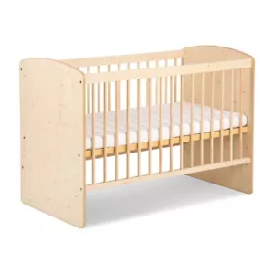 Babybett Tany Naturholz Farbe 120 X 60 ohne Matratze Neu - Bild 1 von 1