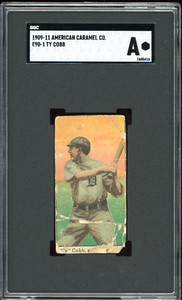 1909-11 E90-1 Ty Cobb American Caramel Card HOF - Certified SGC Authentic