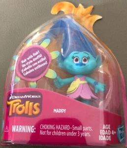 Figura coleccionable Trolls DreamWorks Maddy con cabello impreso - Imagen 1 de 2