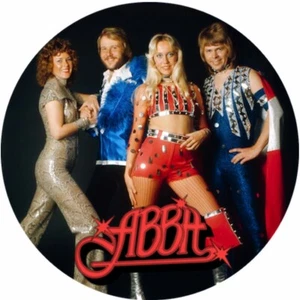 Chapa/Badge Abba . pin button pop disco agnetha anni-frid björn benny - Imagen 1 de 2