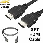 HDMI Black Cord for PC DVD Game consoles Televisions Projectors Display