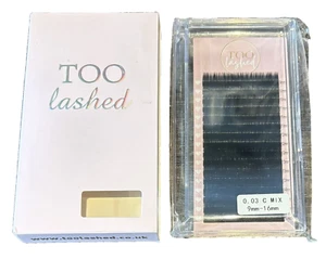 Too Lashed Individual Lashes 0,03 C Mix 9mm -16mm Eyelashes Extensions Tray Neu in OVP - Bild 1 von 2