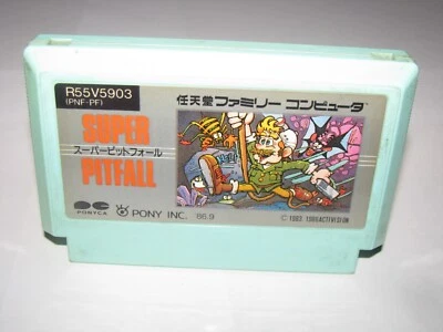 Super Pitfall Famicom NES Japan import US Seller - Image 1 of 2