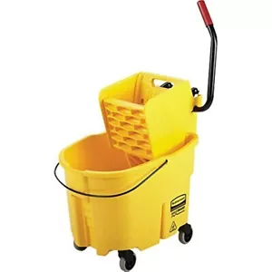 Rubbermaid Commercial Products, WaveBrake - Commercial Industrial Mop Bucket wit - Picture 1 of 6