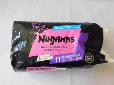 Ropa interior desechable para mojar la cama para niñas talla grande 64-95+ libras Foto 1 de 4