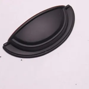 Sumner Street Home Hardware Cup Pull Oval Oil Rubbed Bronze 3" RL060612 - Picture 1 of 4