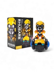 Super Rhabarber Auto Bump & Go Roboterkart mit Licht 360 Rotation NEU - Bild 1 von 3