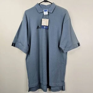 Camisa Polo Adidas 3 Rayas Manga Corta 1998 De Colección Nueva con Etiquetas Mediana De Gran Tamaño - Imagen 1 de 10