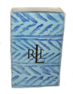 RALPH LAUREN Ямайка синий шеврон король наволочки пара HERRINGBONE мягкий 450TC - Изображение 1 из 4