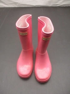 Hunter Größe 14 Mädchen Glitzer Gummi Garten Gummistiefel klassische Regenstiefel SH-8 - Bild 1 von 10