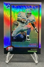 BARRY SANDERS 1998 BOWMAN CHROME REFRACTOR #120