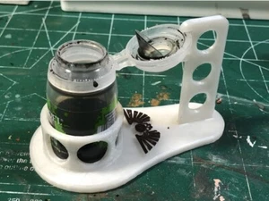 Base de soporte de pintura para macetas de pintura Citadel - 28 mm paisaje de terreno - D&D, AoS - Imagen 1 de 2