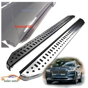 Running Boards Side Steps Pedal Nerf Bar Fits for Lincoln Aviator 2019-2023 - Picture 1 of 7
