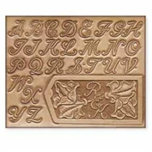 Craftaid Plastic 1" Alphabet Template 72283-00 by Tandy Leather - Picture 1 of 1
