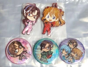 Neon Genesis Evangelion figure rubber key chain badge Lot 5 set Japan anime m613 - Picture 1 of 3