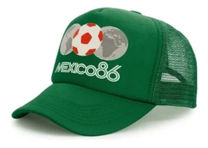 FIFA WORLD CUP MEXICO 1986 TRUCKER HAT - CAP - Green - Argentina - Picture 1 of 1