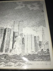 1990s - Bruce Arvon - Downtown - New York - Matted - Art - Print - Signed - Picture 1 of 7