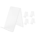 Acrylic Book Stand With Ledge,Transparent Acrylic Display Easel, Clear4664
