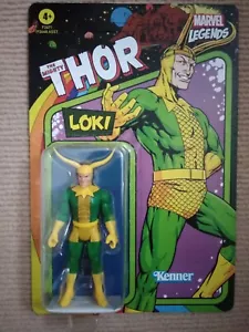 MARVEL LEGENDS LOKI MIGHTY THOR 4" ACTION FIGURE KENNER HASBRO 2021 MOC - Picture 1 of 2