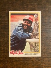 1978 OPC O-Pee-Chee #12 George Scott Boston Red Sox NRMT