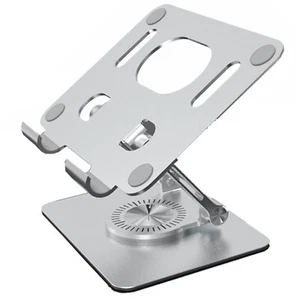 SP026 Metal Foldable 360° Rotatable Base Desk Stand Mount Holder for iPad Tablet - Picture 1 of 11