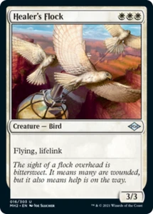 HEALER'S FLOCK x4 mtg Casi Nuevo-M Modern Horizons 2 4 Unc - Imagen 1 de 1