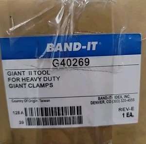 Band-It G40269 Band Clamp Tool,3/4 - 1 1/4 In Cap - Picture 1 of 3