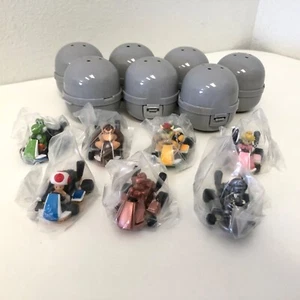 TOMY Mario Kart 2" Pull Back Racers Set of 7 Metal Mario/Rose Gold Peach - Picture 1 of 5