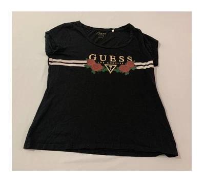 GUESS "LOS ANGELES" YOUNG GIRLS/LADIES VERY SHORT SLEEVE/ PULLOVER SHIRT SIZE/XL - Image 1 of 4